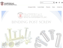 Tablet Screenshot of imperialrivet.com